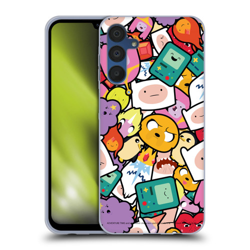Adventure Time Graphics Pattern Soft Gel Case for Samsung Galaxy A15
