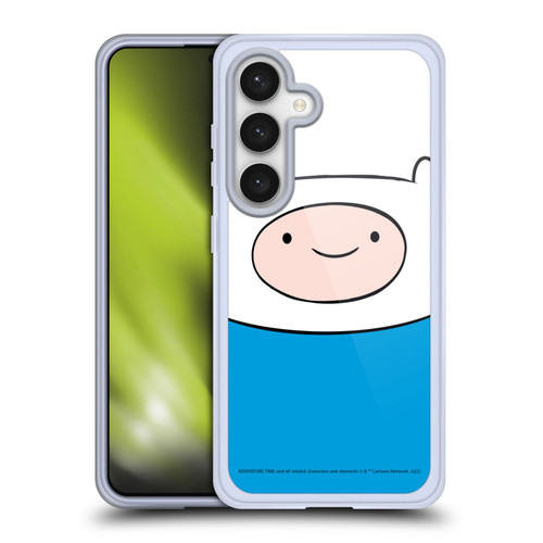 Adventure Time Graphics Finn The Human Soft Gel Case for Samsung Galaxy S24 5G