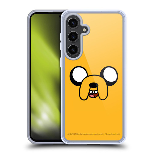 Adventure Time Graphics Jake The Dog Soft Gel Case for Samsung Galaxy S24+ 5G & MagSafe