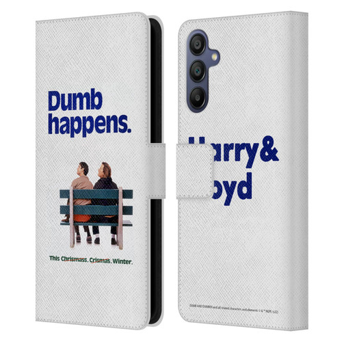 Dumb And Dumber Key Art Dumb Happens Leather Book Wallet Case Cover For Samsung Galaxy A15