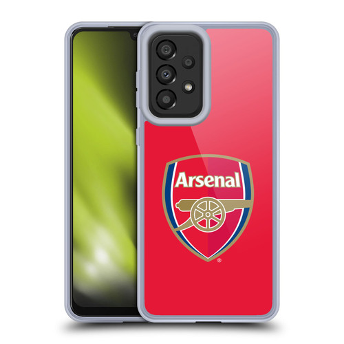 Arsenal FC Crest 2 Full Colour Red Soft Gel Case for Samsung Galaxy A33 5G (2022)