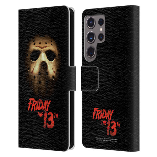 Friday the 13th 2009 Graphics Jason Voorhees Poster Leather Book Wallet Case Cover For Samsung Galaxy S24 Ultra 5G