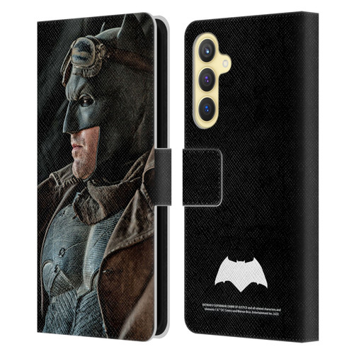 Batman V Superman: Dawn of Justice Graphics Batman Leather Book Wallet Case Cover For Samsung Galaxy S23 FE 5G