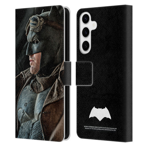 Batman V Superman: Dawn of Justice Graphics Batman Leather Book Wallet Case Cover For Samsung Galaxy S24+ 5G