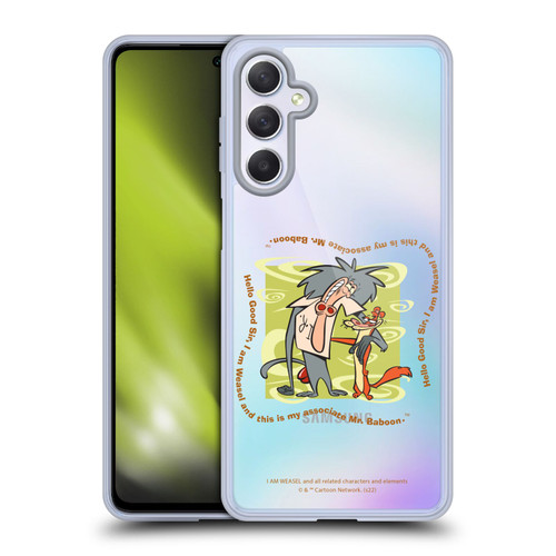I Am Weasel. Graphics Hello Good Sir Soft Gel Case for Samsung Galaxy M54 5G