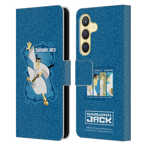 Samurai Jack Graphics Character Art 1 Leather Book Wallet Case Cover For Samsung Galaxy S24 5G
