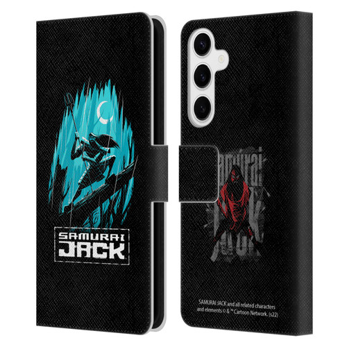 Samurai Jack Graphics Season 5 Poster Leather Book Wallet Case Cover For Samsung Galaxy S24+ 5G