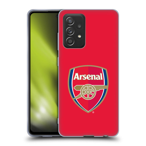 Arsenal FC Crest 2 Full Colour Red Soft Gel Case for Samsung Galaxy A52 / A52s / 5G (2021)