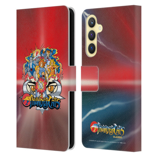 Thundercats Graphics Characters Leather Book Wallet Case Cover For Samsung Galaxy S23 FE 5G