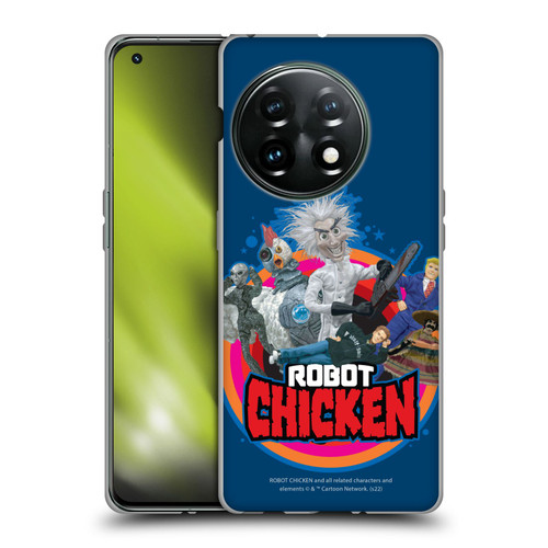 Robot Chicken Graphics Characters Soft Gel Case for OnePlus 11 5G