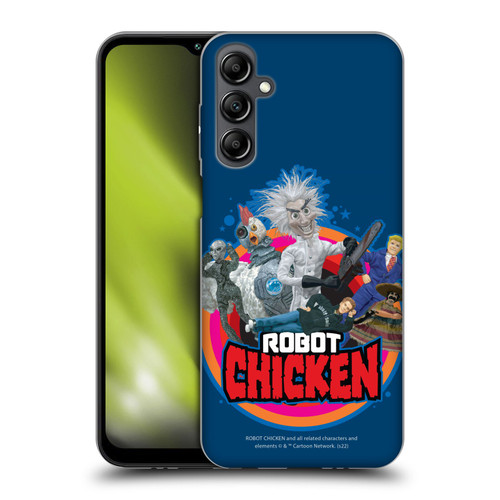 Robot Chicken Graphics Characters Soft Gel Case for Samsung Galaxy M14 5G