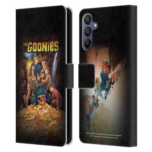 The Goonies Graphics Poster Leather Book Wallet Case Cover For Samsung Galaxy A15