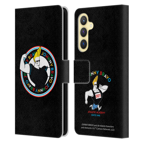 Johnny Bravo Graphics Logo Leather Book Wallet Case Cover For Samsung Galaxy S23 FE 5G