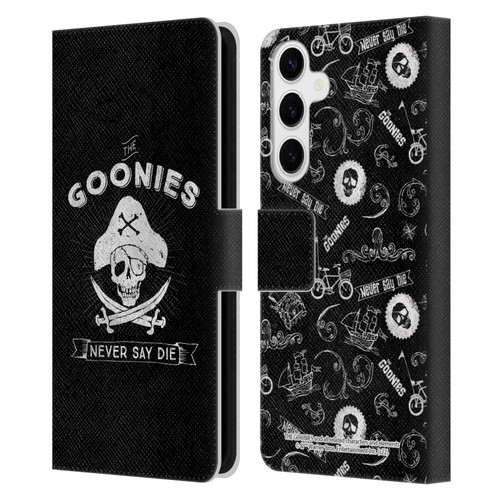 The Goonies Graphics Logo Leather Book Wallet Case Cover For Samsung Galaxy S24+ 5G