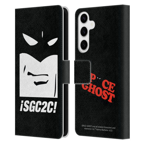 Space Ghost Coast to Coast Graphics Space Ghost Leather Book Wallet Case Cover For Samsung Galaxy S24+ 5G