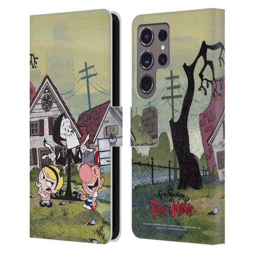 The Grim Adventures of Billy & Mandy Graphics Poster Leather Book Wallet Case Cover For Samsung Galaxy S24 Ultra 5G