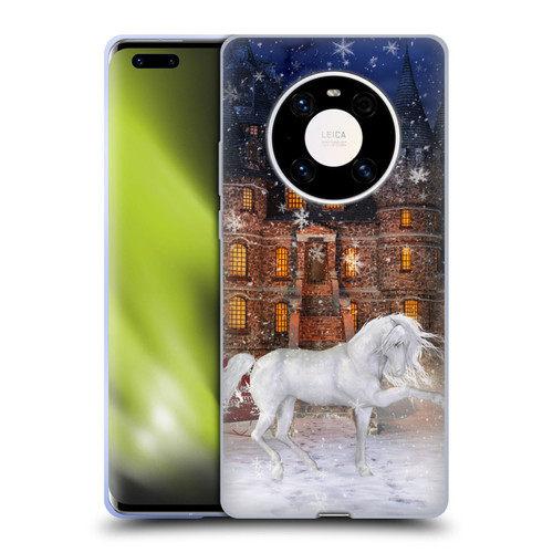 Simone Gatterwe Horses Christmas Time Soft Gel Case for Huawei Mate 40 Pro 5G