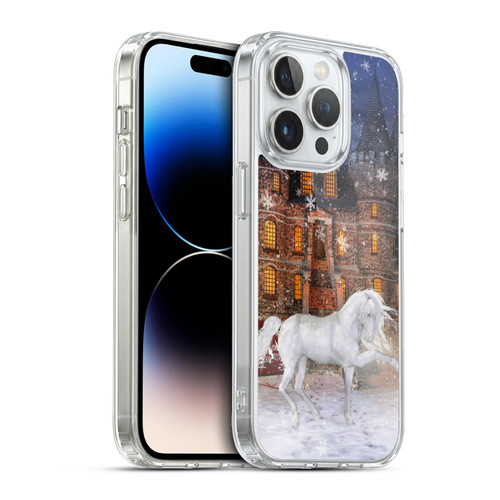 Simone Gatterwe Horses Christmas Time Soft Gel Case for Apple iPhone 13 Pro & MagSafe