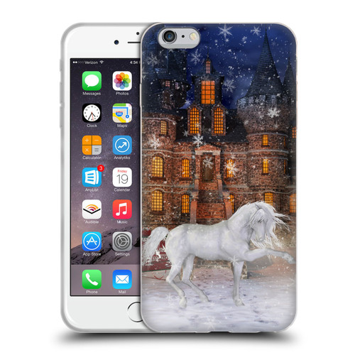 Simone Gatterwe Horses Christmas Time Soft Gel Case for Apple iPhone 6 Plus / iPhone 6s Plus