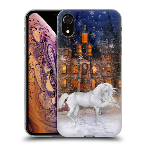 Simone Gatterwe Horses Christmas Time Soft Gel Case for Apple iPhone XR