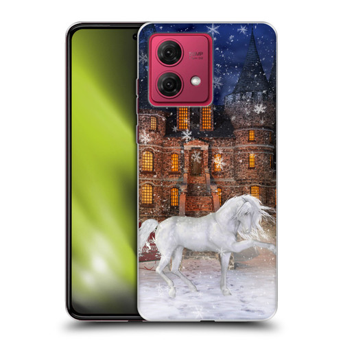 Simone Gatterwe Horses Christmas Time Soft Gel Case for Motorola Moto G84 5G