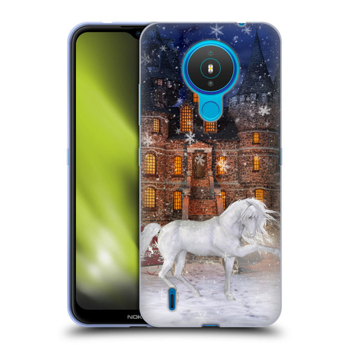 Simone Gatterwe Horses Christmas Time Soft Gel Case for Nokia 1.4