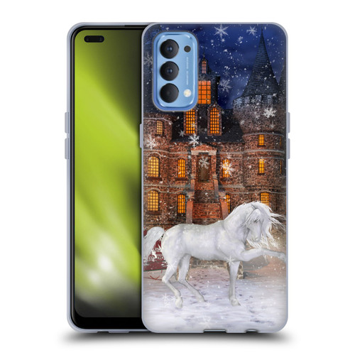 Simone Gatterwe Horses Christmas Time Soft Gel Case for OPPO Reno 4 5G