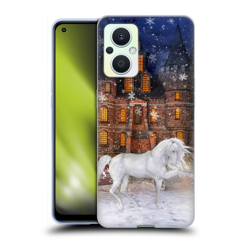Simone Gatterwe Horses Christmas Time Soft Gel Case for OPPO Reno8 Lite