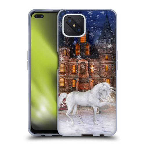 Simone Gatterwe Horses Christmas Time Soft Gel Case for OPPO Reno4 Z 5G