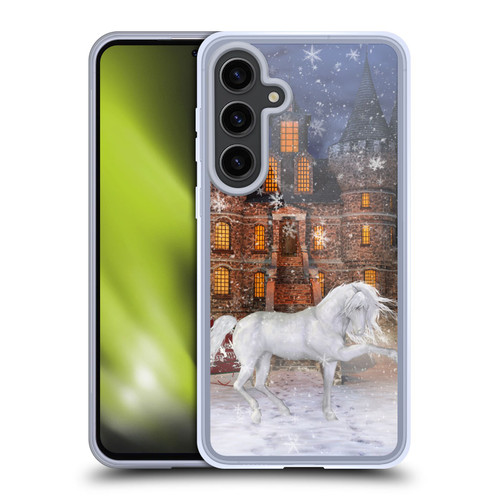Simone Gatterwe Horses Christmas Time Soft Gel Case for Samsung Galaxy S24+ 5G