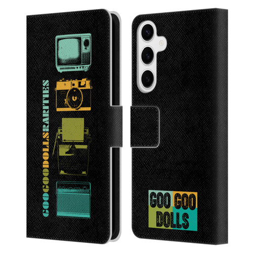 Goo Goo Dolls Graphics Rarities Vintage Leather Book Wallet Case Cover For Samsung Galaxy S24+ 5G