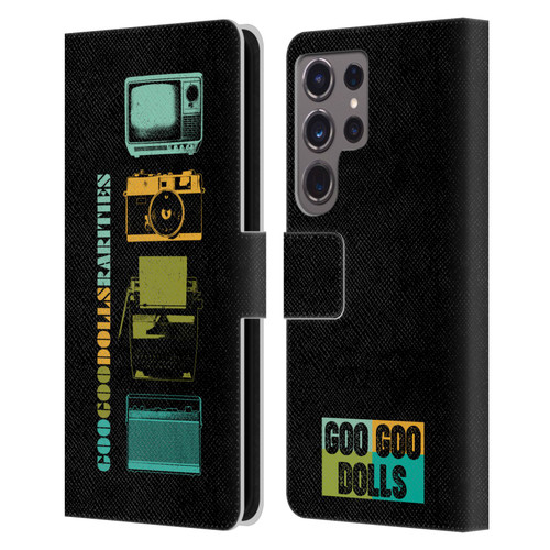 Goo Goo Dolls Graphics Rarities Vintage Leather Book Wallet Case Cover For Samsung Galaxy S24 Ultra 5G