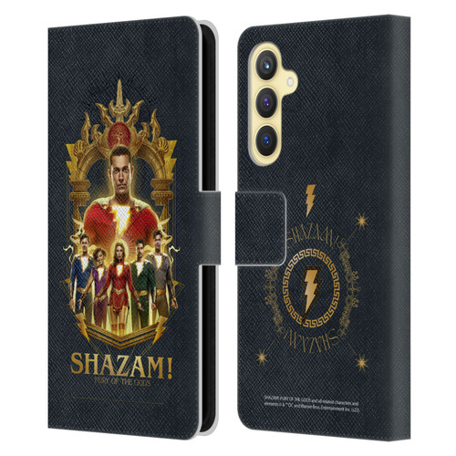 Shazam!: Fury Of The Gods Graphics Group Leather Book Wallet Case Cover For Samsung Galaxy S23 FE 5G
