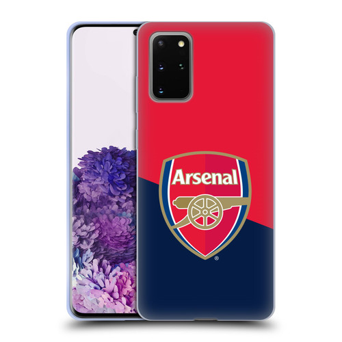 Arsenal FC Crest 2 Red & Blue Logo Soft Gel Case for Samsung Galaxy S20+ / S20+ 5G