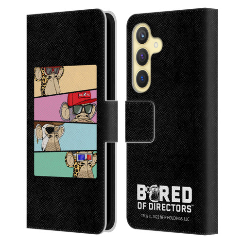 Bored of Directors Key Art Group Leather Book Wallet Case Cover For Samsung Galaxy S24 5G