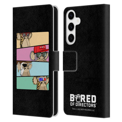 Bored of Directors Key Art Group Leather Book Wallet Case Cover For Samsung Galaxy S24+ 5G
