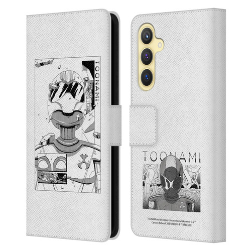 Toonami Graphics Comic Leather Book Wallet Case Cover For Samsung Galaxy S23 FE 5G