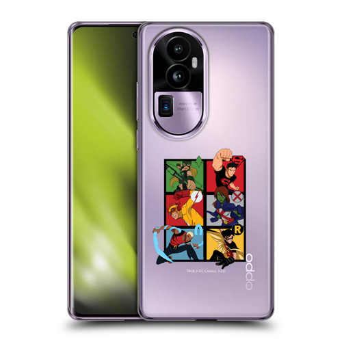 Young Justice Graphics Character Art Soft Gel Case for OPPO Reno10 Pro+