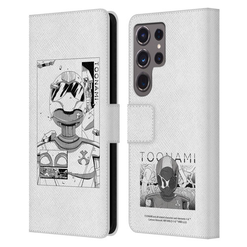 Toonami Graphics Comic Leather Book Wallet Case Cover For Samsung Galaxy S24 Ultra 5G