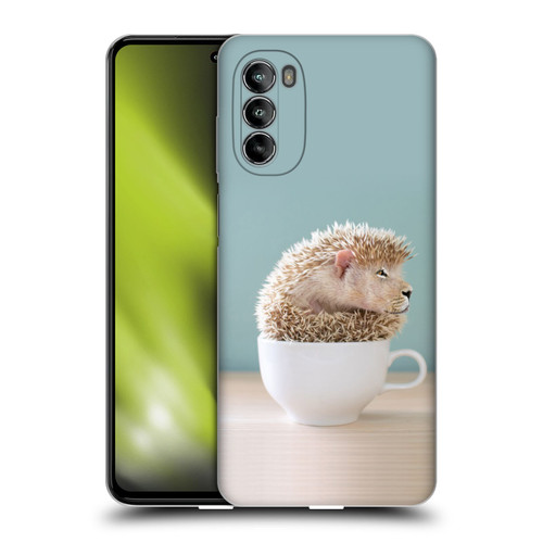 Pixelmated Animals Surreal Pets Lionhog Soft Gel Case for Motorola Moto G82 5G