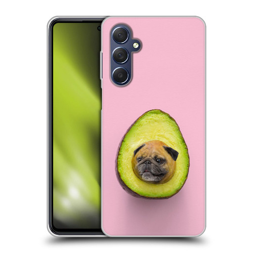 Pixelmated Animals Surreal Pets Pugacado Soft Gel Case for Samsung Galaxy M54 5G