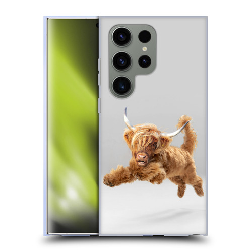 Pixelmated Animals Surreal Pets Highland Pup Soft Gel Case for Samsung Galaxy S24 Ultra 5G