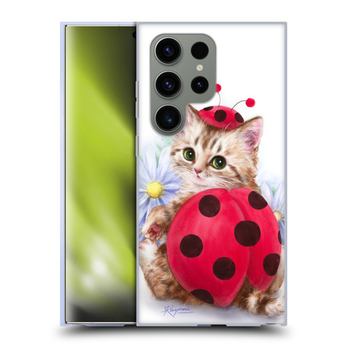Kayomi Harai Animals And Fantasy Kitten Cat Lady Bug Soft Gel Case for Samsung Galaxy S24 Ultra 5G