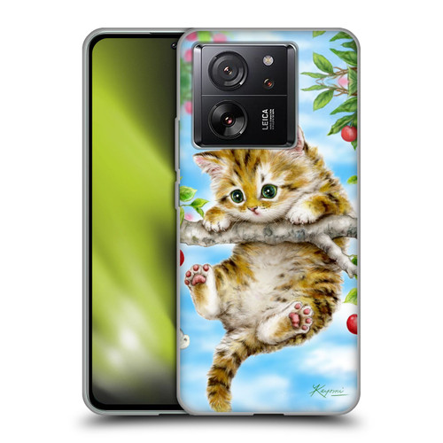 Kayomi Harai Animals And Fantasy Cherry Tree Kitten Soft Gel Case for Xiaomi 13T 5G / 13T Pro 5G