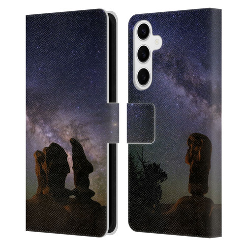 Royce Bair Nightscapes Devil's Garden Hoodoos Leather Book Wallet Case Cover For Samsung Galaxy S24+ 5G