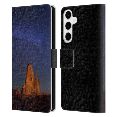 Royce Bair Nightscapes The Organ Stars Leather Book Wallet Case Cover For Samsung Galaxy S24+ 5G