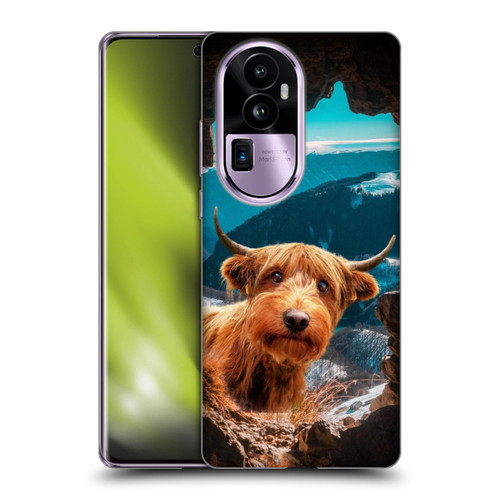 Pixelmated Animals Surreal Wildlife Cowpup Soft Gel Case for OPPO Reno10 Pro+