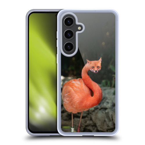 Pixelmated Animals Surreal Wildlife Foxmingo Soft Gel Case for Samsung Galaxy S24+ 5G