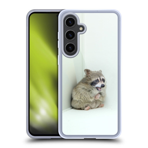 Pixelmated Animals Surreal Wildlife Hamster Raccoon Soft Gel Case for Samsung Galaxy S24+ 5G