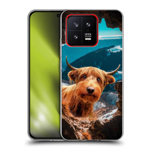 Pixelmated Animals Surreal Wildlife Cowpup Soft Gel Case for Xiaomi 13 5G